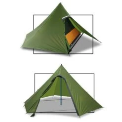 Luxe Outdoor Sil Hexpeak F6a (Verte) -Sea to Summit Solde luxe outdoor sil hexpeak f6 05