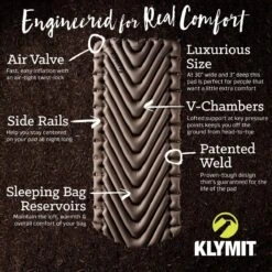 Matelas Klymit Static V Luxe -Sea to Summit Solde matelas gonflable klymit static v luxe
