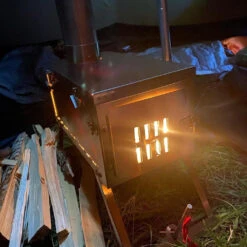 Winnerwell Fastfold Plus Titanium Nested Pipe M-sized Camping Stove -Sea to Summit Solde poele winnerwell fastfold plus titanium nested pipe camping stove 10