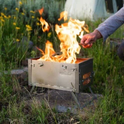 Winnerwell Fastfold Titanium Camping Stove -Sea to Summit Solde poele winnerwell fastfold titanium camping stove 52