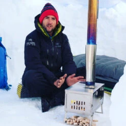 Winnerwell Fastfold Titanium Camping Stove -Sea to Summit Solde poele winnerwell fastfold titanium camping stove 65