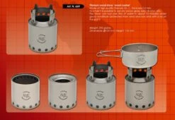 Titanium Wood Stove -Sea to Summit Solde rechaud bois titane