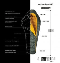 Patizon Dpro 890 -Sea to Summit Solde sac de couchage partizon dpro 890 23 1