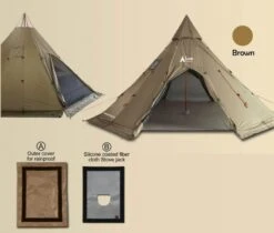 Luxe Outdoor Megahorn XL -Sea to Summit Solde tipi luxe outdoor megahorn xl 05
