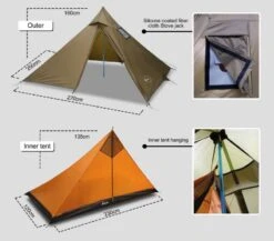 Luxe Outdoor Mini Peak XL -Sea to Summit Solde tipi luxe outdoor mini peak xl 03